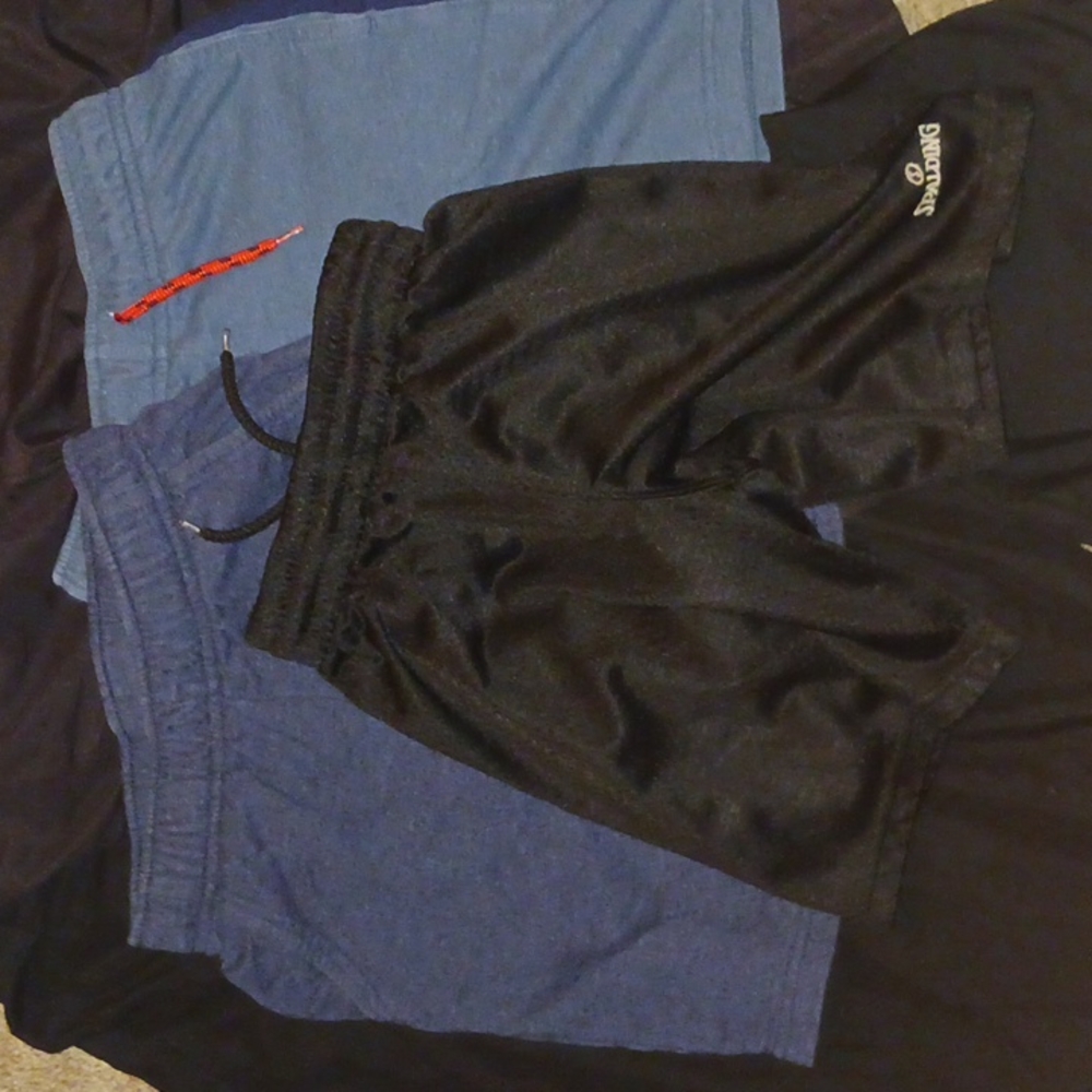 Boys Shorts, Size 6/7. Cat and Jack, 2 paid. Spalding 1 pair.